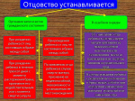 РЕГИСТРАЦИЯ УСТАНОВЛЕНИЯ ОТЦОВСТВА